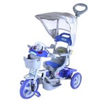Ficha técnica e caractérísticas do produto Triciclo Infantil 2 X 1 Super Treck Som e Luz Azul Bel Fix