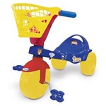 Ficha técnica e caractérísticas do produto Triciclo Infantil Zoo com Pedal Azul - Xalingo