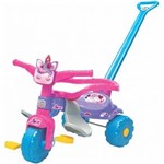 Ficha técnica e caractérísticas do produto Triciclo Magic Toys Tico-Tico Uni Love 2570 com Luz Haste + Aro de Proteção Removível