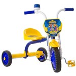 Ficha técnica e caractérísticas do produto Triciclo Motoca para Menino Top Boy Jr Ultra Bikes Amarelo Azul