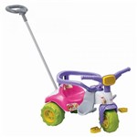 Ficha técnica e caractérísticas do produto Triciclo Motoca Tico Tico Zoom Meg Rosa Magic Toys 2711