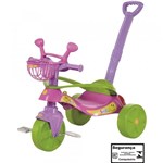 Ficha técnica e caractérísticas do produto Triciclo Rosa Smile Confort com Empurrador Biemme Brinquedos