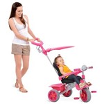 Ficha técnica e caractérísticas do produto Triciclo Smart Confort Bandeirante - Pink