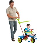 Ficha técnica e caractérísticas do produto Triciclo Smart Plus com Capota Brinquedos Bandeirante Azul e Verde