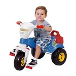 Ficha técnica e caractérísticas do produto Triciclo Tico Tico Bichos Azul com Aro Magic Toys