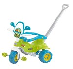 Ficha técnica e caractérísticas do produto Triciclo Tico-Tico Dino Verde com Aro Protetor e Haste - Magic Toys