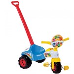 Ficha técnica e caractérísticas do produto Triciclo Tico-Tico Formas Azul com Som e Haste 2705 - Magic Toys