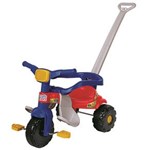 Ficha técnica e caractérísticas do produto Triciclo Tico Tico Magic Toys Festa com Aro para Proteção - Azul/Vermelho