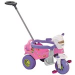 Ficha técnica e caractérísticas do produto Triciclo Tico Tico Magic Toys Mônica com Aro para Proteção - Branco/Rosa/Lilás