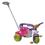 Ficha técnica e caractérísticas do produto Triciclo Tico Tico Magic Toys Zoom Meg com Aro para Proteção - Rosa/Verde/Lilás/Branco
