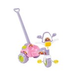 Ficha técnica e caractérísticas do produto Triciclo Tico-Tico Meg com Haste - Magic Toys