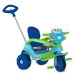 Ficha técnica e caractérísticas do produto Triciclo Velobaby Reclinável Passeio Pedal Azul- Bandeirante
