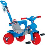Ficha técnica e caractérísticas do produto Triciclo Veloban Passeio Capitão América - Brinquedos Bandeirante