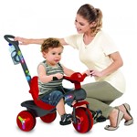 Ficha técnica e caractérísticas do produto Triciclo Veloban Passeio - Vermelho - Bandeirante