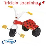 Ficha técnica e caractérísticas do produto Triciclo Velotrol Joaninha Vermelho Infantil Meninas Xalingo