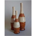 Ficha técnica e caractérísticas do produto Trio De Vasos Decorativos - Enfeites