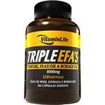 Ficha técnica e caractérísticas do produto Triple Efa's 120 Softgels Vitaminlife