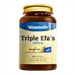 Ficha técnica e caractérísticas do produto Triple Efas 1000mg - 60 Softgels - Vitaminlife