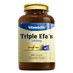 Ficha técnica e caractérísticas do produto Triple EfaS Ômega 369 120 Cápsulas Vitamin Life