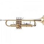 Ficha técnica e caractérísticas do produto Trompete Bb Htr 300L Laqueado Harmonics