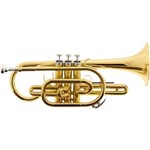 Ficha técnica e caractérísticas do produto Trompete Cornet Bb Si Bemol HCR-900L Laqueado Harmonics