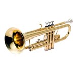 Ficha técnica e caractérísticas do produto Trompete em Bb Harmonics HTR-300L Laqueado Acompanha Case