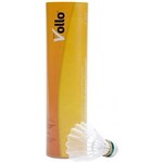 Ficha técnica e caractérísticas do produto Tubo Vollo Vgx003 com 6 Petecas de Badminton, Material de Nylon