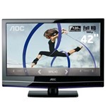 Ficha técnica e caractérísticas do produto TV 42" LED AOC LE42H057D Full HD C/ Entradas HDMI e USB e Conversor Digital - 120Hz