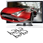 TV 42" LED Plus 3D FULL HD - 42LW4500 - C/ Cinema 3D, 120 Hz TruMotion, Conversor 2D para 3D, Progressive Scan, 3 Entrad...