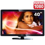 Ficha técnica e caractérísticas do produto TV 40" LCD Philips Série 4000 40PFL4606D Full HD C/ Entradas HDMI e USB e Conversor Digital - 120Hz