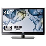 Ficha técnica e caractérísticas do produto TV 40" LED AOC LE40H157 Full HD C/ Entradas HDMI e USB e Conversor Digital