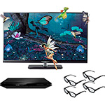 TV 39 3D Led Full HD, com 2 HDMI e 1 USB + 4 Óculos - LE39D7430 - AOC + Blu-Ray Player 3D Bdp2180X/78 Philips