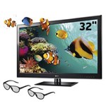 Ficha técnica e caractérísticas do produto TV 32" Cinema 3D LED LG 32LM3400 com Conversor Digital, Entradas HDMI e USB, Conversor 2D – 3D e 2 Óculos 3D