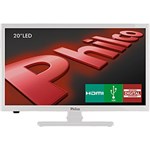 TV LED 20" Philco PH20U21DB HD com Receptor Digital 2 HDMI 1 USB 60Hz Branco