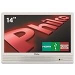 Ficha técnica e caractérísticas do produto TV LED 14" HD Philco PH14E10DB com Conversor Digital Integrado, Entrada HDMI e USB