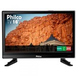 Ficha técnica e caractérísticas do produto TV Led 16" Philco PTV16S86D, 2 HDMI, 1 USB, 60Hz