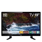 Ficha técnica e caractérísticas do produto TV LED - 19,5" HQ HD Conversor Digital HQTV19 HDMI USB.