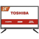 Ficha técnica e caractérísticas do produto TV LED 24'' HD Semp Toshiba L1850 2 HDMI USB Conversor Digital