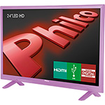 Ficha técnica e caractérísticas do produto TV LED 24" PHILCO PH24E30DR HD com Conversor Digital 2 HDMI 1 USB 60Hz