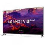 TV LED 50" LG UK6520, UHD 4K, Smart TV, WebOS, HDR10 e HLG, LG ThinQ AI, Wide Color, 4 HDMI, 2 USB