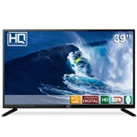 Ficha técnica e caractérísticas do produto TV LED 39 HQ HQTV39 HD Conversor Digital 3 HDMI 1 USB