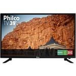 TV LED 39" Philco HD com Conversor Digital 3 HDMI 1 USB Som Surround 60Hz - Preta