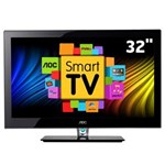 Ficha técnica e caractérísticas do produto TV 32" LED AOC LE32H158i Full HD C/ Smart TV, Entradas HDMI e USB e Conversor Digital - 120Hz