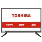 Ficha técnica e caractérísticas do produto TV LED HD Toshiba 24'', 2 HDMI, 2 USB - 24L1850