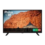 Ficha técnica e caractérísticas do produto TV LED Philco 28" PTV28G50D, HD, USB, HDMI, 60Hz