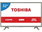 TV LED 32” Toshiba 32L1800 Conversor Digital - 3 HDMI 1 USB DTV