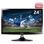 Ficha técnica e caractérísticas do produto TV Monitor 24" LED Samsung LT24B350 Full HD com Conversor Digital, Entradas HDMI e USB - Rose Black