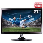 Ficha técnica e caractérísticas do produto TV Monitor 27" LED Samsung LT27B350 Full HD com Conversor Digital, Entradas HDMI e USB - Rose Black