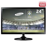 Ficha técnica e caractérísticas do produto TV Monitor LED 24" Full HD Samsung LT24C310LBMZD com Função Futebol, Connect Share Movie e Conversor Digital