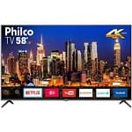 Ficha técnica e caractérísticas do produto TV Philco Smart 4K Led 58" PTV58F60SN Bivolt